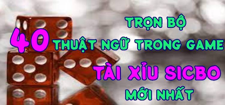 Trọn Bộ 40 Thuật Ngữ Trong Game Tài Xỉu Sicbo Mới Nhất