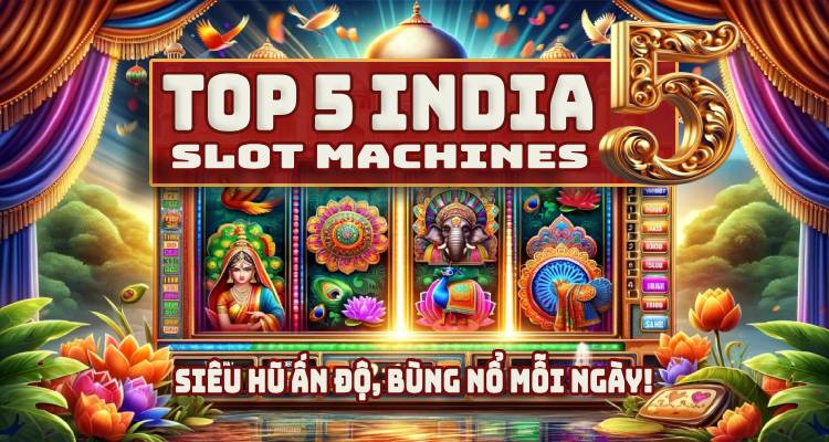 Top 5 India Slot Machines: Siêu Hũ Ấn Độ, Bùng Nổ Mỗi Ngày!