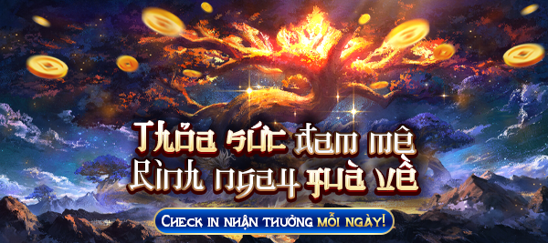 Check In Nhận Thưởng Mỗi Ngày 15.000 VND