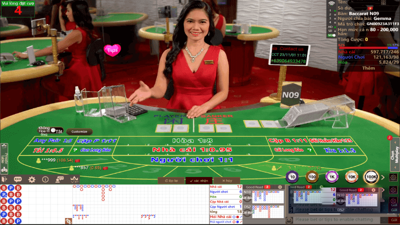 AG Live casino online Baccarat trực tuyến