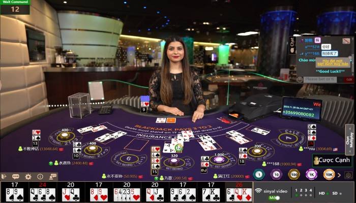 AG Live Casino Blackjack