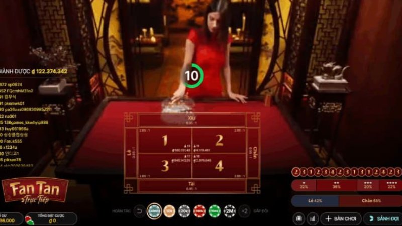 Evolution Fan Tan Casino Game