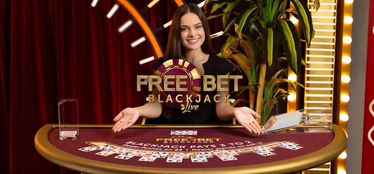 Evolution Free Bet Blackjack Live Game