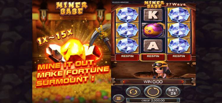 JDB Miner Babe Slot Game