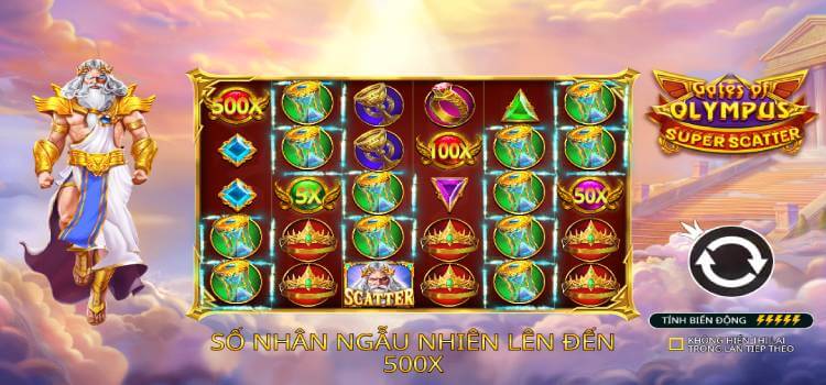 Game Nổ Hũ PP Gates Of Olympus Super Scatter Demo Miễn Phí